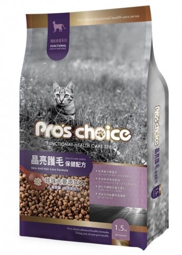 台灣 Pro’s Choice 博士巧思 機能貓食 晶亮護毛保健配方 1.5KG/7.5kg