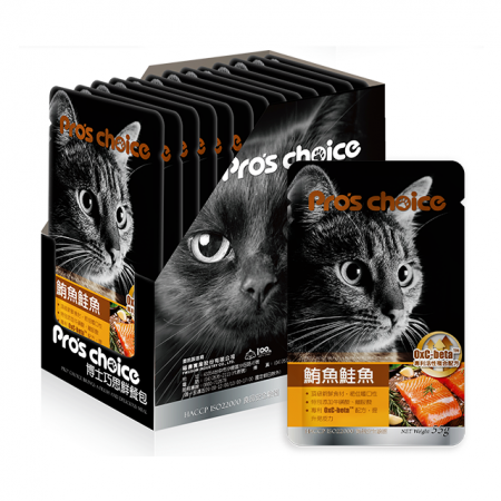 Pro's Choice 貓食鮮餐包-吞拿魚+三文魚 55g